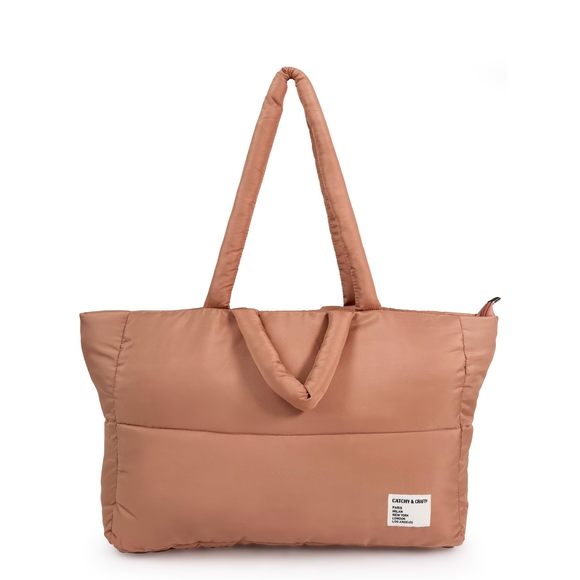 Puffer Tote Bag Quilted Handbag Gym Bag Workout Yoga Travel >:) - Picture 1 of 4